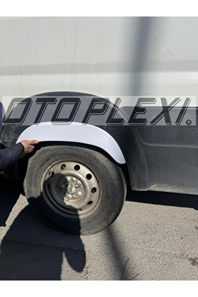 OTOPLEXİ Peugeot Boxer Arka Çamurluk Kaplama Çamurluk Kapak Dodik Plastik Beyaz