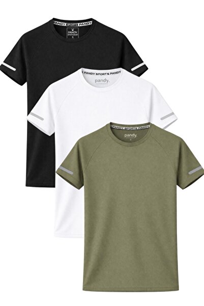 pandy 3-Pack Quick Dry Multi-Color Athletic Technical Women's Sports T-Shirts