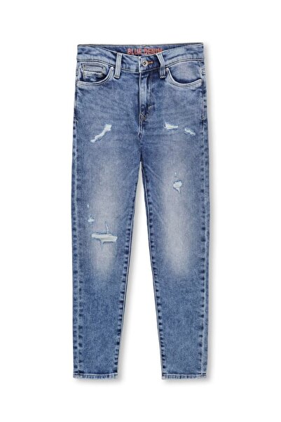 ONLY KOBDENVER TAPERED MED BLUE DNM Αγορίστικο Μπλε Τζιν - 15297275