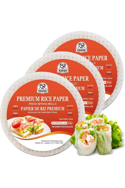 RICE ورق 52USA، عبوة من 3 رزم (102 ورقة)