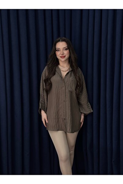 Neva Wear Lara // Oversize Striped Transparent Tunic Shirt