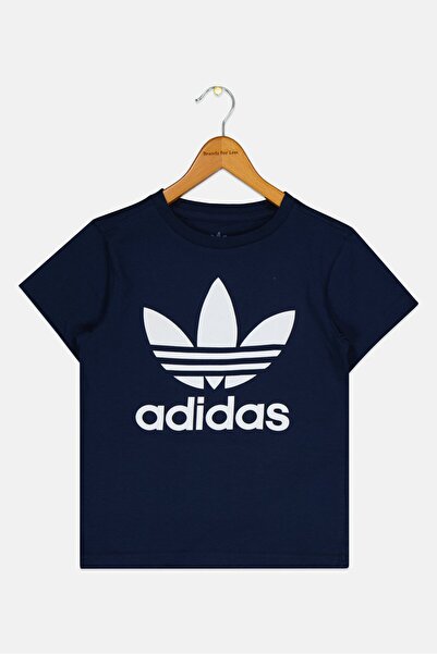 adidas Kids Boy Sportswear Fit Short Sleeves Outdoor T-Shirt, Navy
