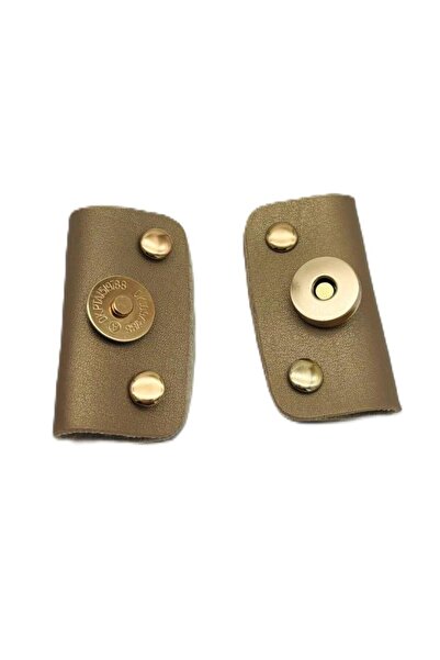 angel çanta aksesuar Χρυσό τεχνητό δέρμα με μαγνητικό κούμπωμα και μεταλλικά ...