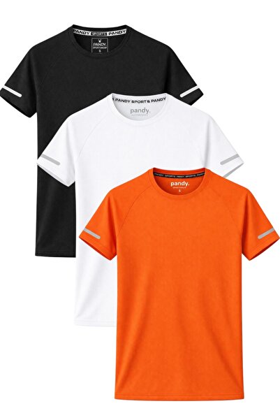 pandy Γυναικείο αθλητικό μπλουζάκι 3-pack, πολύχρωμο, τεχνικό, με δυνατότητα ...