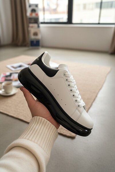 enoch Erkek Alex Model Jel Taban Sneaker Oversize Kalın ve Parlak Tabanlı Lük...