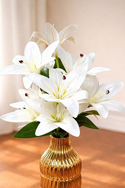 co arma Elegant Artificial Flower Bouquet with Vase