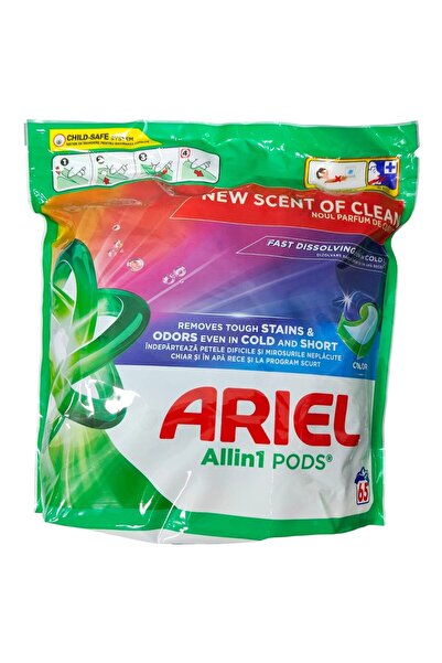 Crocodileskids Color Laundry Detergent Capsules, Ariel, Pods All in 1, 65 Pie...