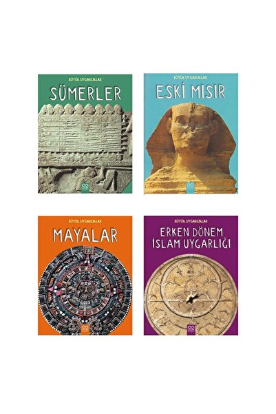 1001 Çiçek Kitaplar Büyük Uygarlıklar Serisi 4 Kitap
