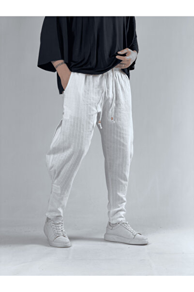 COCOPELLI White Men's Hazar Pants Coc3161