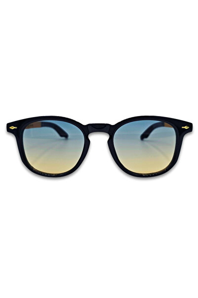 Matteo Ferari Ανδρικά μπλε ντεγκραντέ γυαλιά ηλίου UV400 μοντέρνου στυλ