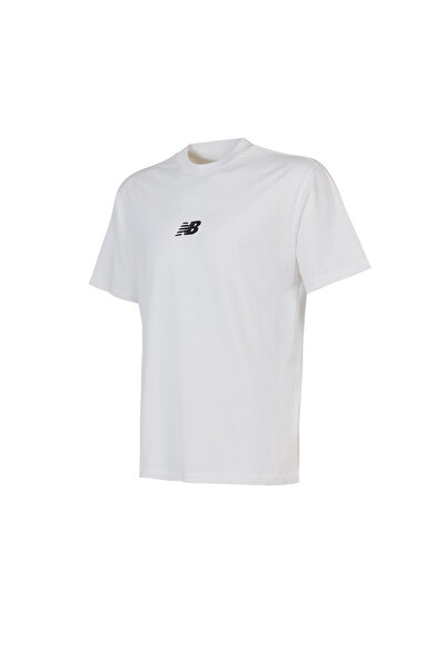 New Balance NB Lifestyle Ανδρικό T-shirt Λευκό - MNT1642