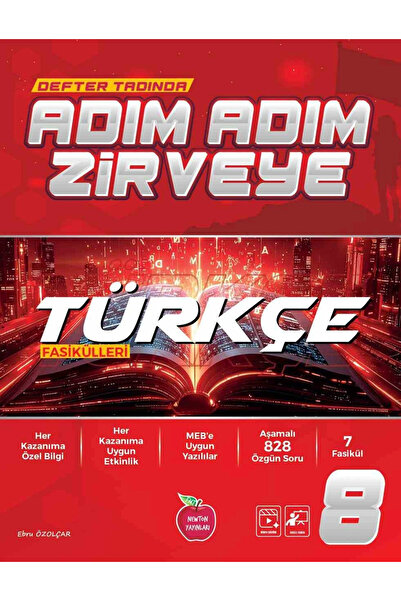 Newton 8.Sınıf Türkçe Fasikül Adım Adım Etkinlikli Konu Anlatımlı Soru Bankaları