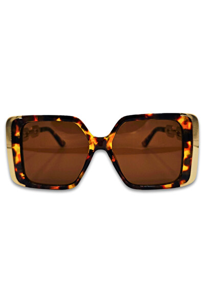 Matteo Ferari Γυναικεία γυαλιά ηλίου με animal print UV400 μοντέρνου στυλ