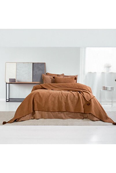 Özdilek Σετ Πικέ Διπλό Gofreli Anjelica Brown