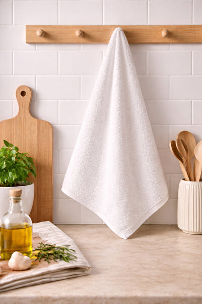 LaraLisa Collection 4'lü Bambu 30X50 cm El , Ayak ve Mutfak Havlusu Seti