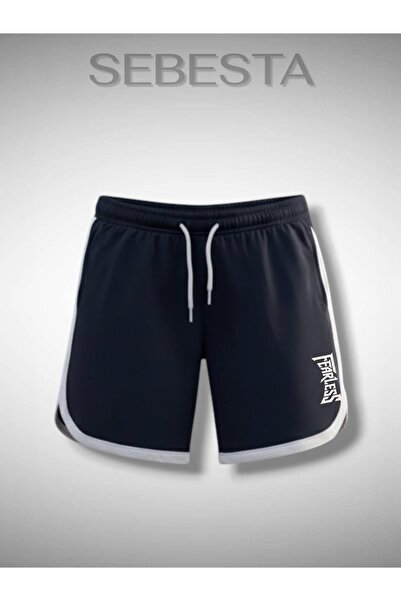 Sebesta Fashion Fearless Printed Premium Jersey Ribbed Sports Shorts