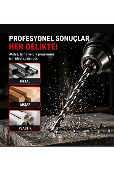 FREED TOOLS HSS Matkap Ucu Seti 13 Parça, Yüksek Dayanıklı Delme Uçları