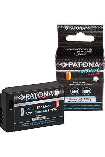 DJI Patona Platinum Canon Lp-E17 Usb-C Girişli Batarya Pil