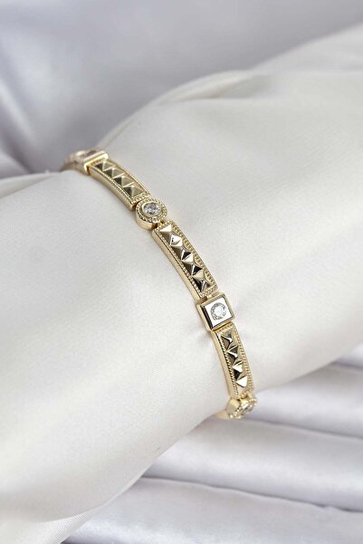 Inure Jewelry سوار نسائي ذهبي اللون من Xuping Punta Model