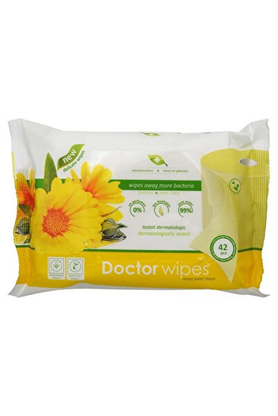 DOCTOR WIPES Υγρά Μαντηλάκια, DOCTOR, Χαμομήλι, 42 Τεμάχια