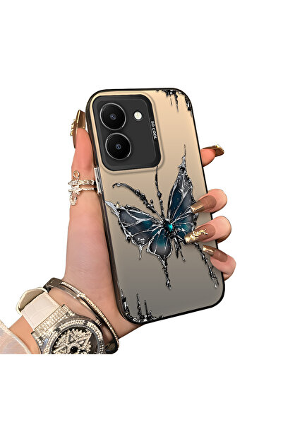 PATTERNOVA Vivo Y36 4G/5G Uyumlu Yüksek Kaliteli Sade Kılıf, Silikon Darbeye ...