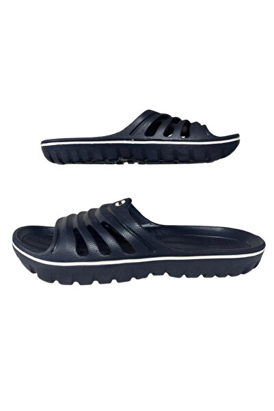 Akınal Bella Μπλε-λευκές εξαιρετικά ελαφριές καλοκαιρινές παντόφλες για πισίν...