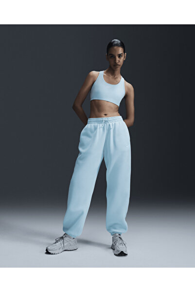 Nike Αθλητικά Είδη Φούτερ Φλις Φοίνικας Γυναικεία Ψηλόμεση Φαρδιά Φόρμα SPRIN...