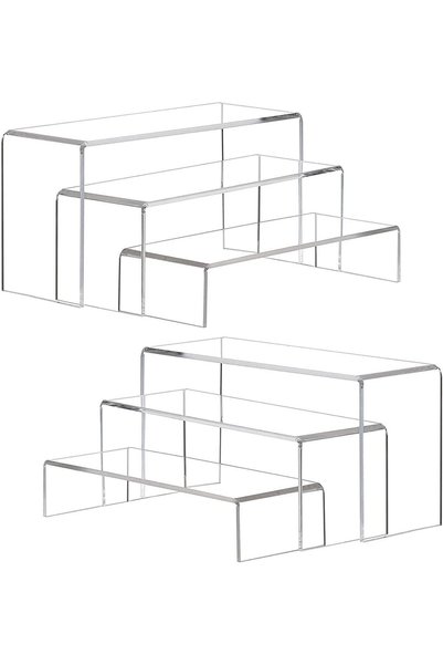 Bilhan Transparent Plexi Riser Display Stand, Presentation Stand