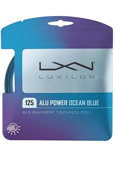 Wilson Luxilon Alu Power Big Banger 125 Ocean Blue Tenis Kordaj Teli 12m