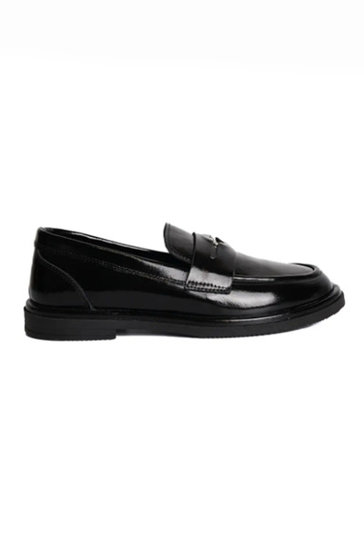 Rachel Hakiki Deri El Yapımı Kadın Loafer R003
