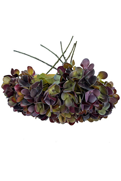 MirageBotanics 6 قطع من باقات زهور الهيدرانجيا الاصطناعية، زهور حريرية وهمية ...