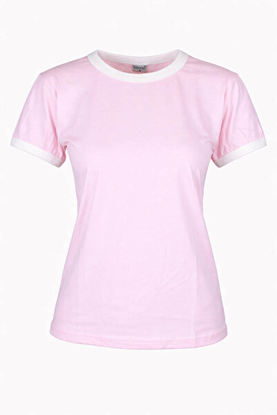 trender 26YDT1000012 Tricou roz pentru femei Ciao Bella cu decolteu în formă ...