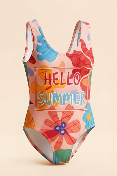 MODANINO Μαγιό για κορίτσια - Με οπτικά σχέδια - Ηλικίες 2-6 ετών 12616N