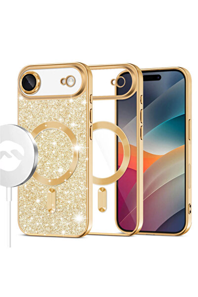 Maxcell Θήκη MagSparks για iPhone 17 Air, με Γκλίτερ, Διπλής Στρώσης, Κάλυμμα...