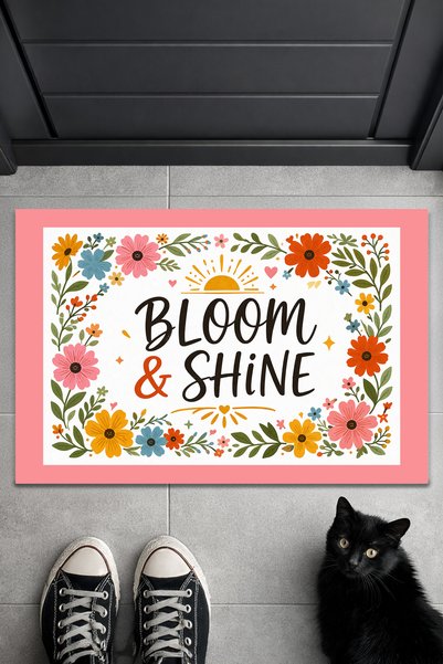 STARYUNA Door Mat, Bloom Shine Mat, Decorative Mat Kpyuna511