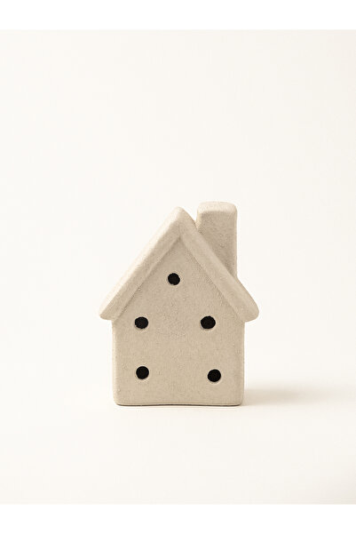 Minihol Haus Seramik Dokulu Obje (7 x 11 cm)