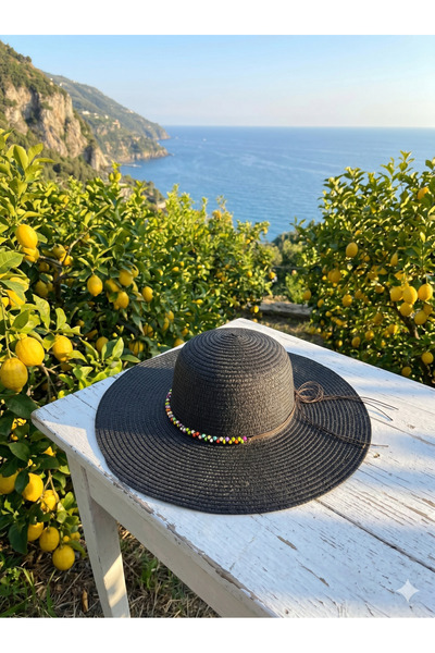 PIECE SIGNATURE Αναδιπλούμενο Πολυτελές Ψάθινο Καλοκαιρινό Καπέλο (Διάμετρος ...