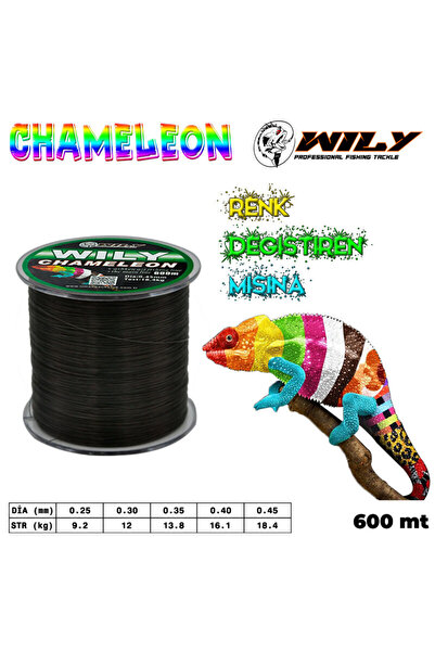 Wily Chameleon Fishing Line 600 Mt 0.40