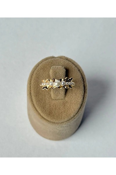 Haziran Xuping Pearl Valley Adjustable Ring