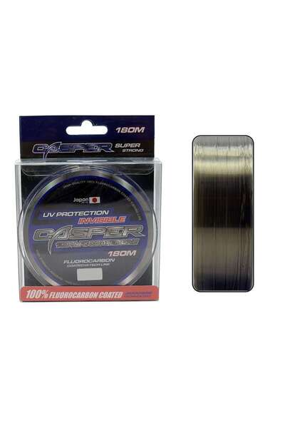 CAPTAIN Casper Invisible 100% Fc Coated Fishing Line 180m 0.40 mm