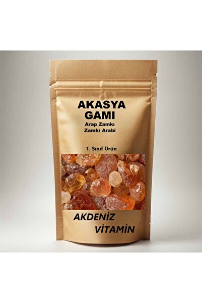 AKDENİZ VİTAMİN 500 gr Akasya Gamı - Akasya Zamkı - Arap Zamkı - Zamkı Arabi