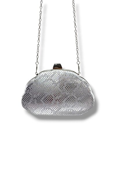 VAROL ÇANTA Γυναικεία τσάντα βραδινού φορέματος Varol 513-26 Snake Print