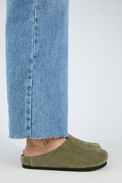 Manijero Γυναικείες παντόφλες Melissa από γνήσιο δέρμα με ραφές μπροστά Sabo ...