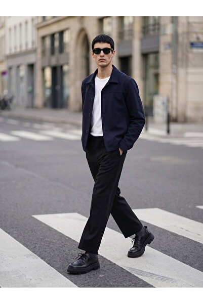 BASEL.CO Εποχιακό μπουφάν με κρυφή τσέπη και λεπτομερή σχεδίαση με κουμπιά