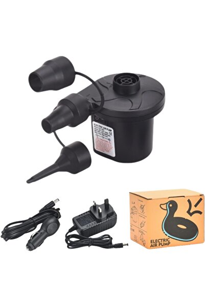 NEXIFY Electric Air Pump with 3 Nozzles : Family Car Dual Use Inflatables Pump