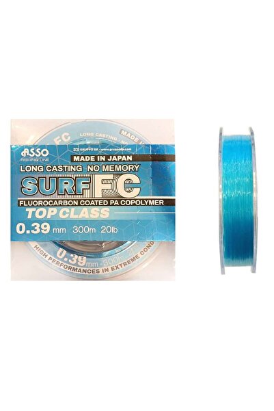 ASSO Surf Fc Coated Copolymer 300Mt Long Casting No Memory Blue