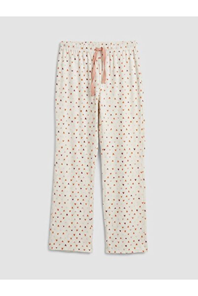 LC Waikiki Γυναικείο παντελόνι πιτζάμας με σχέδιο καρδιάς LCW DREAM