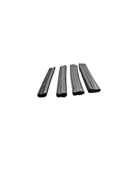 NOVATIM Set 4 Protecții Universale din Cauciuc pentru Aripi, 1,6 m x 3 cm, Negru