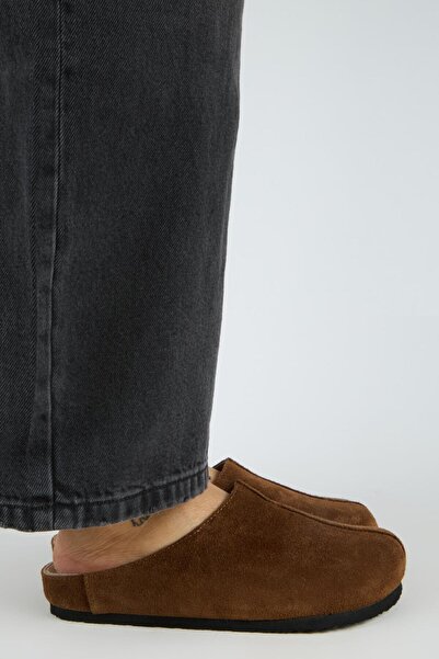 Manijero Γυναικείες παντόφλες Melissa από γνήσιο δέρμα με ραφές μπροστά, σε χ...