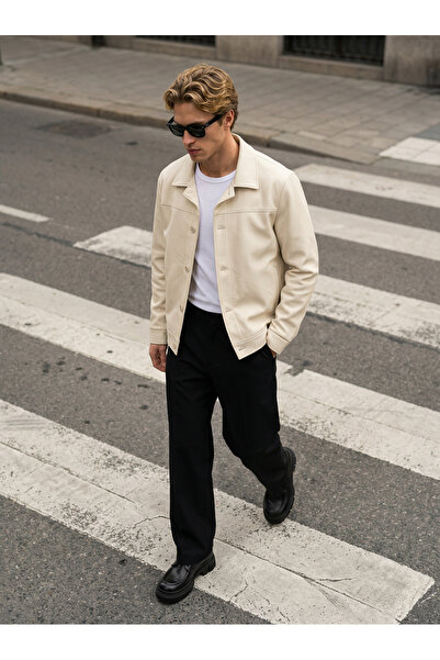 BASEL.CO Εποχιακό μπουφάν με κρυφή τσέπη και λεπτομερή σχεδίαση με κουμπιά